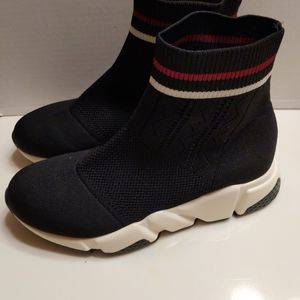 Bibi Lou High Top Sneakers, Black, Size 7